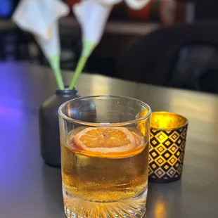 ACE OF SPADES- Maker's Mark Montenegro Vanilla Liqueur Chocolate Bitters Cinnamon Flame