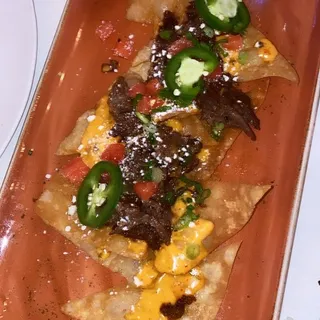 Bulgogi Wonton Nachos