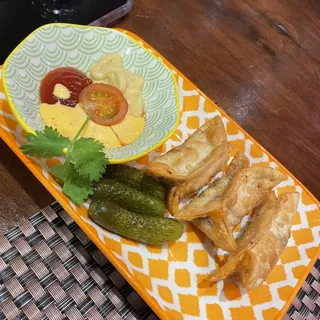 Wagyu Cheeseburger Dumplings