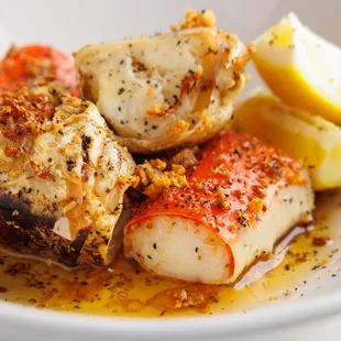 Alaskan King Crab Legs with An&apos;s secret seasoning