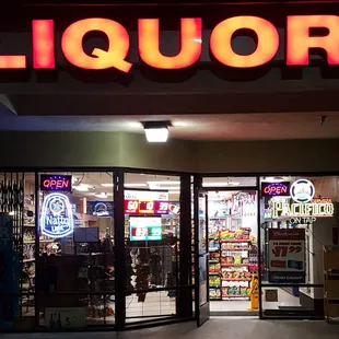 a liquor store