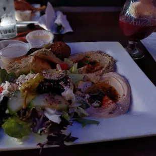 Vegetarian Mediterranean Combo