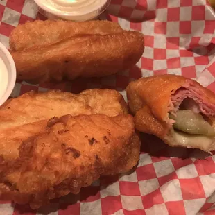 In all its holy chewy glory, the Frickle effortlessly merges pizza and deli sandwich in popper form