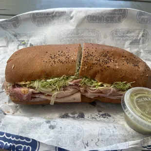 Knuckle Sandwich Italian sub
