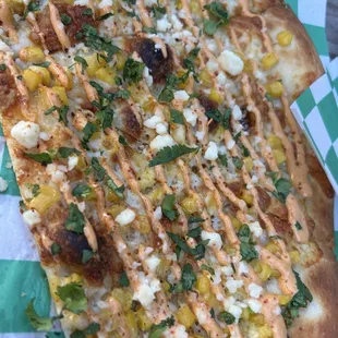 Elote pizza