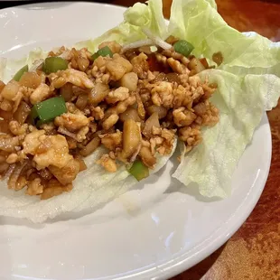 Chicken Lettuce Wraps