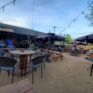 Great outdoor patio.