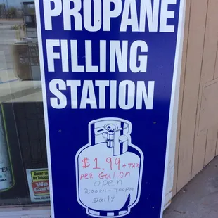 Propanes always cheep here