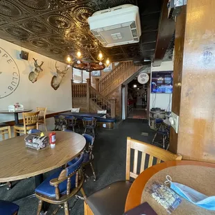 the interior of a restaurant