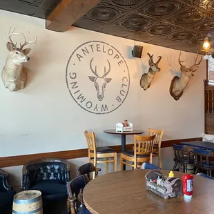 the interior of the restaurant