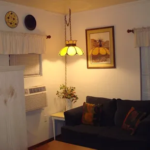 The Suite includes a living room