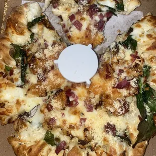 Chicken Parm and Spinach
