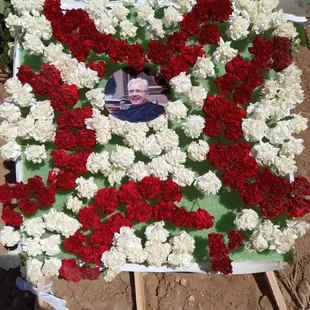 I called a couple weeks ahead of the date.  Key to receive something this exquisite! Antelope Valley Florist is the Best!