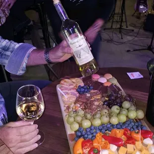 Charcuterie board was beautiful
