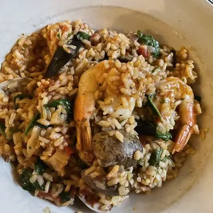 Seafood risotto