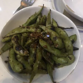 Charred Edamame