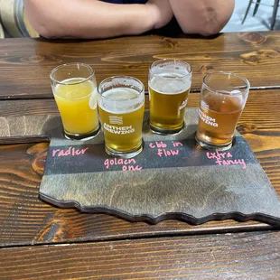 Flight of drinks