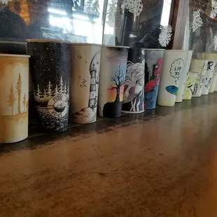 Nifty coffee cup art!