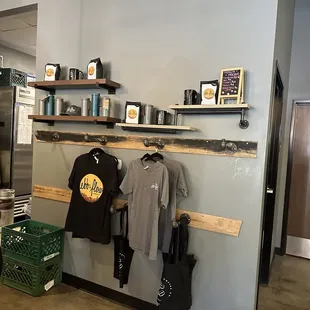 Merch. No decor or even fun shirts anymore.