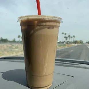 Iced Honey Lavender Latte