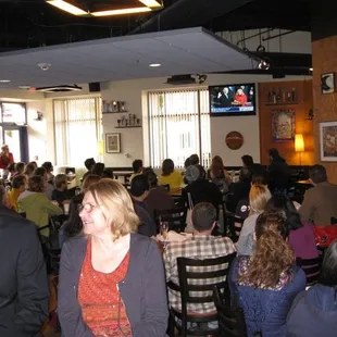 more of the inaugural crowd