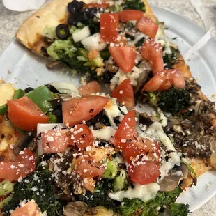 Their vegetarian pizza is amazing