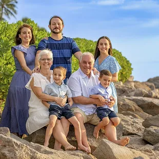 Family Photo Session Paradise Cove beach, Koolina Oahu Hawaii