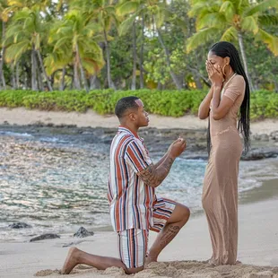 Oahu Engagement Proposal - Secret Beach, KoOlina, Oahu, Hawaii