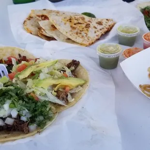 a variety of tacoss