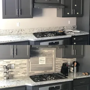 Kitchen backsplash
