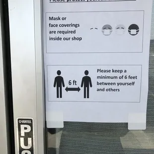 Don't forget your mask!