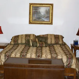 Fiesta Suite - The suite has a private entrance off the carport and  includes a king size bed, private bath, TV and free Wi-fi.