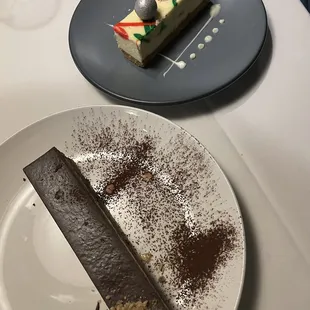 Cheesecake and hazelnut torte