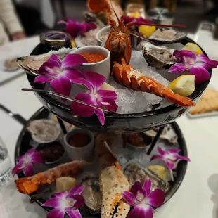 Seafood tower