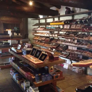 The Humidor at Anthony's Cigar Emporium on Campbell and River.