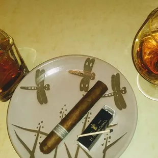 &quot;Cloudhopper&quot; enjoyed with an aged  German brandy for Independence Day - fantastic!