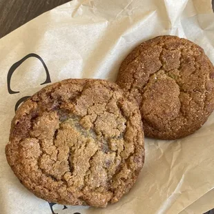 Toffee Chip and Snickerdoodle Cookies