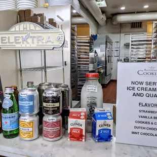 Available drinks