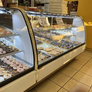 Yummy variety of donuts