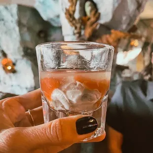 Oyster shooter with pepper vodka