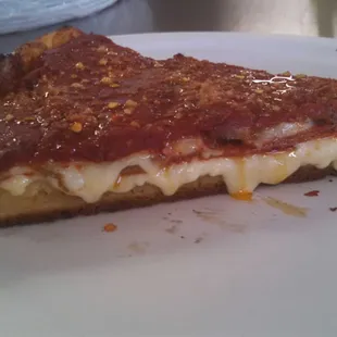 Delicious Chicago style stuffed pie.