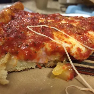 Chicago Style Deep Dish - Pineapple, Ham, Cheese.. soo nummy