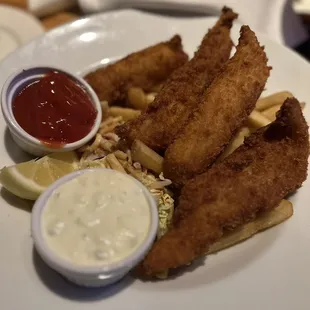 True cod fish and chips