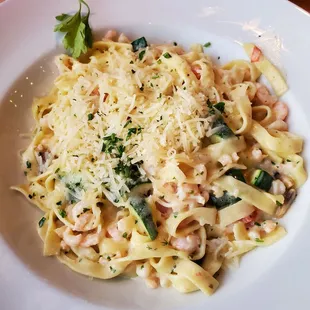 Bay Shrimp Fettuccine