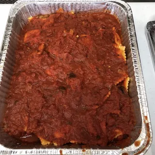 Ravioli in Meat Sauce