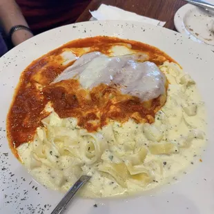 Pasta trio -- pretty good!
