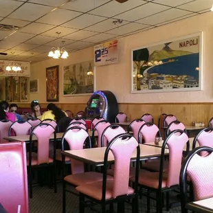 View from the front booth