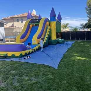 Combo jumper with Waterslide