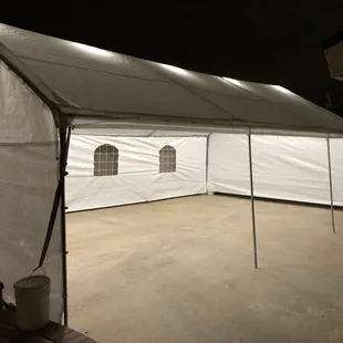 20x30 canopy with walls