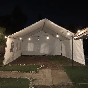 20x20 canopy with walls